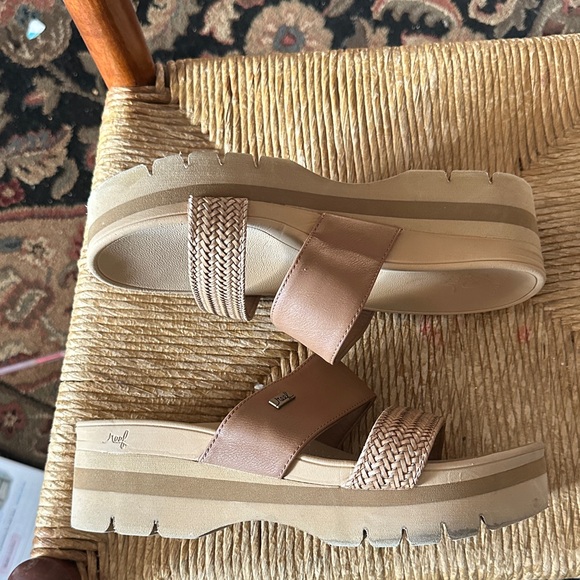 Reef banded horizon Tan Platform Sandals - Picture 8 of 11